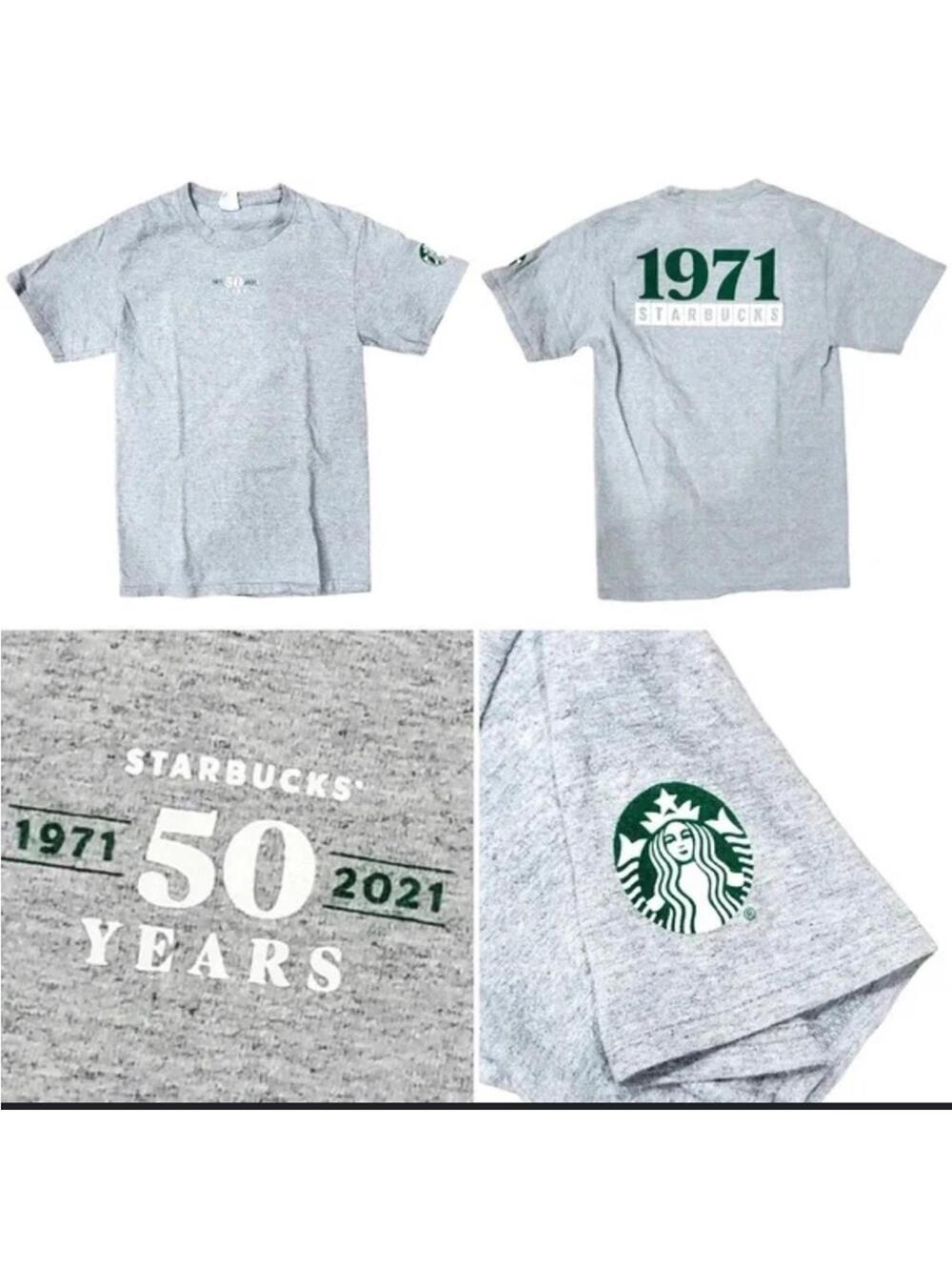Starbucks 50th Anniversary Gray Tee